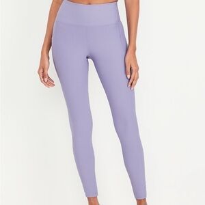 Old Navy High Waisted PowerSoft Rib Leggings